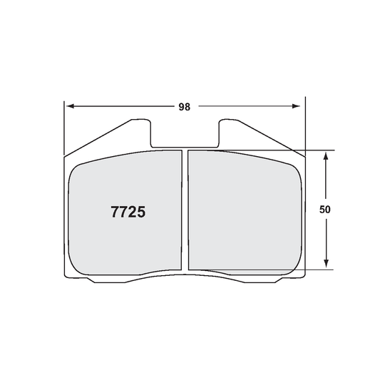 PFC Porsche / Ferrari Front & Rear Brake Pads - 08 Compound - 7725.08.18.44 (0345-shape)