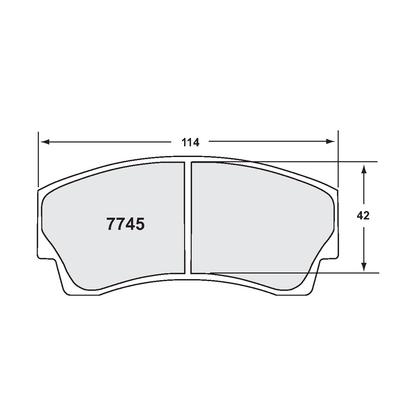 PFC Radical SR3 / RXC / PR6 Front & Rear Brake Pads - 01 Compound - 7745.01.16.44