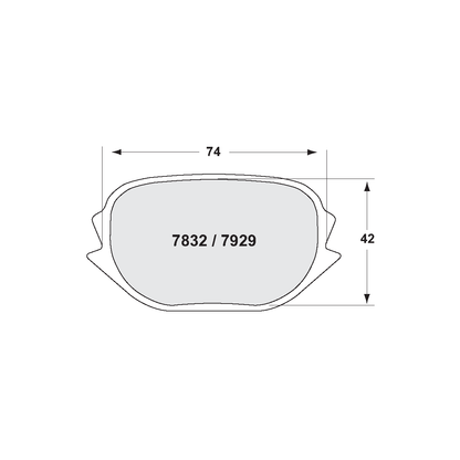 PFC ZR29 Caliper Brake Pads - 13-Compound - 7832.13.14.44