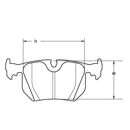 Performance Friction 7855.06.16.44 Racing Pad - 06 Compound - Shifted Motorsports
