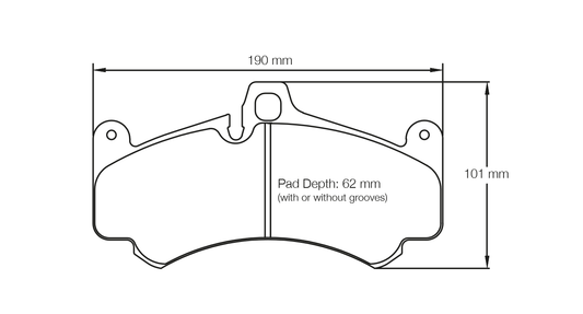 Pagid U-8004 Racing Pads - RST-3 Compound - Shifted Motorsports