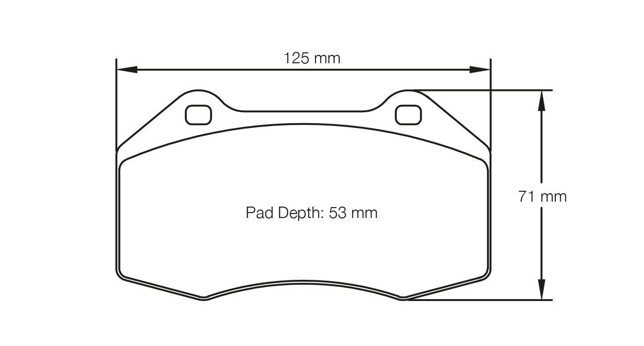 Pagid U-8023 Racing Pads - RST-3 Compound - Shifted Motorsports