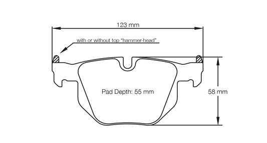 Pagid U-8051 Racing Pads - RSL-1 Compound - Shifted Motorsports