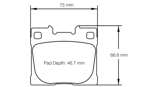 Pagid U-8300 Yellow Racing Pads - RS-29 Compound - Shifted Motorsports