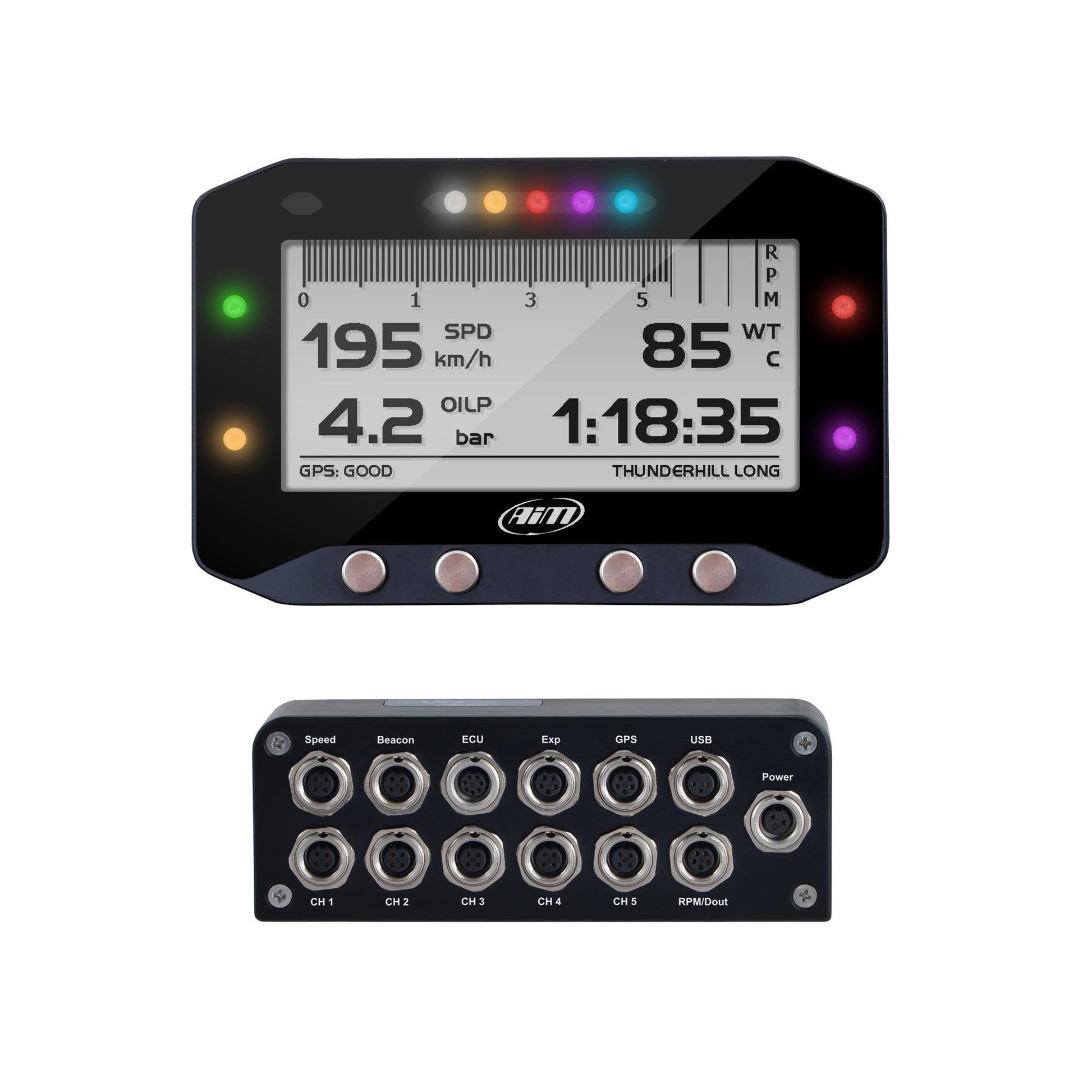 AIM EVO4S Data Logger - GS-Dash, 4M - Shifted Motorsports
