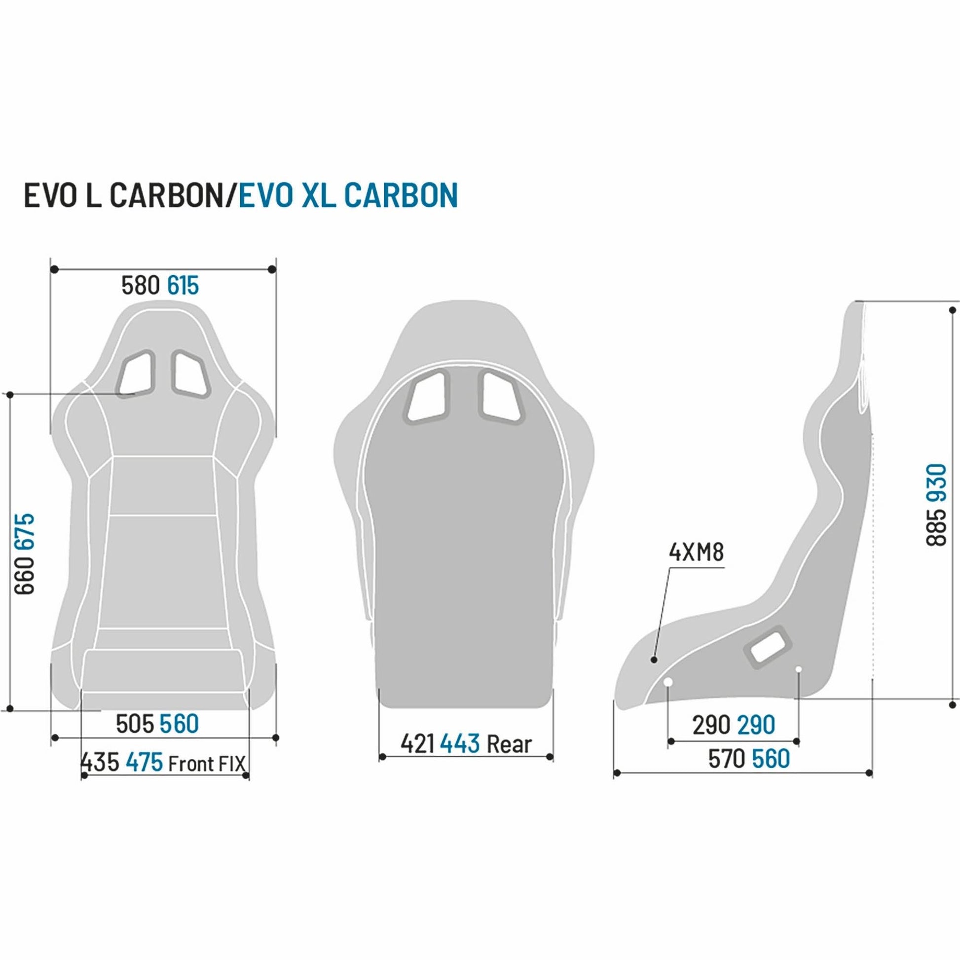 Sparco Evo L Carbon Racing Seat - Shifted Motorsports