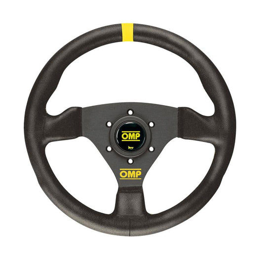 OMP Trecento Steering Wheel - Black Suede - Shifted Motorsports