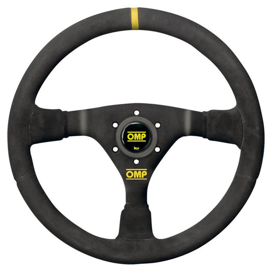 OMP WRC Steering Wheel - Black Suede - Shifted Motorsports