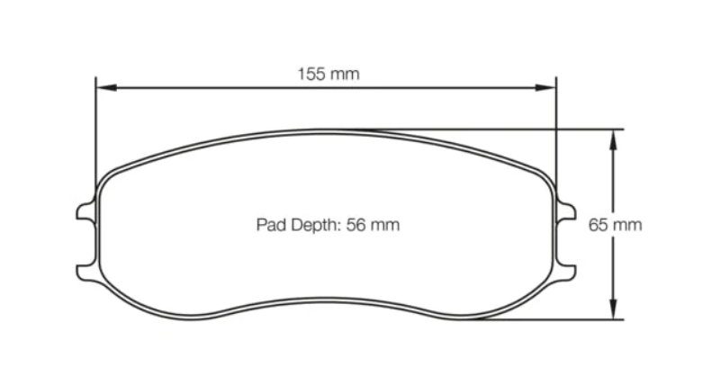 Pagid U-4928 Racing Pads - RST-3 Compound - Shifted Motorsports