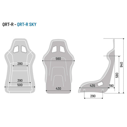 Sparco QRT Performance Seat (Slim Guides) - Shifted Motorsports