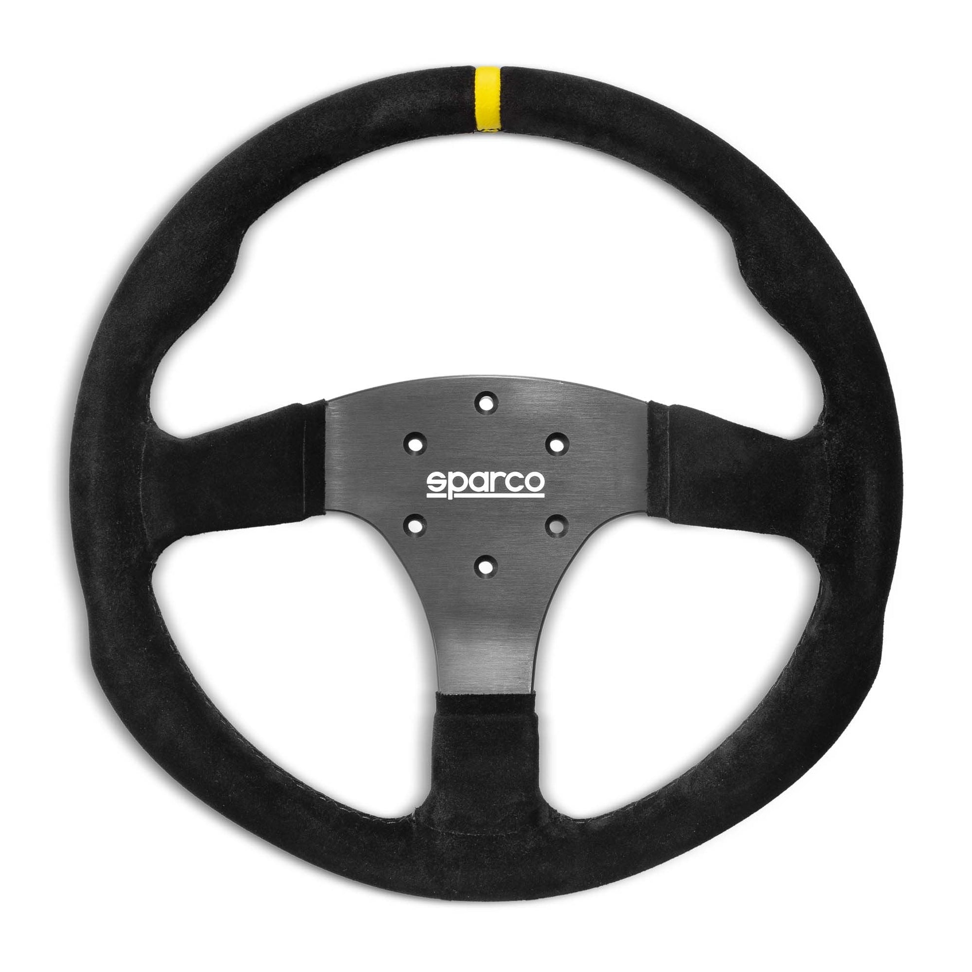 Sparco R350 Steering Wheel - Suede - Shifted Motorsports