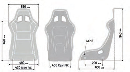 Sparco QRT-K Kevlar Racing Seat - Shifted Motorsports