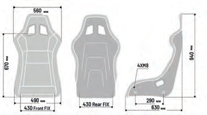 Sparco QRT Carbon Racing Seat - Shifted Motorsports