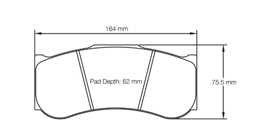 Pagid U-2019 Racing Pads - RSL-1 Compound - Shifted Motorsports