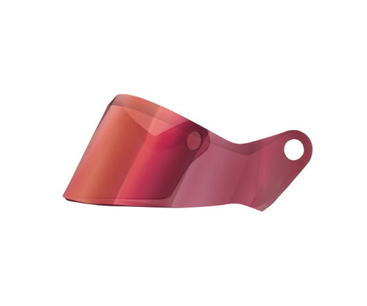 Stilo ST6 Short Mirror Red Dark Smoke Visor - Shifted Motorsports