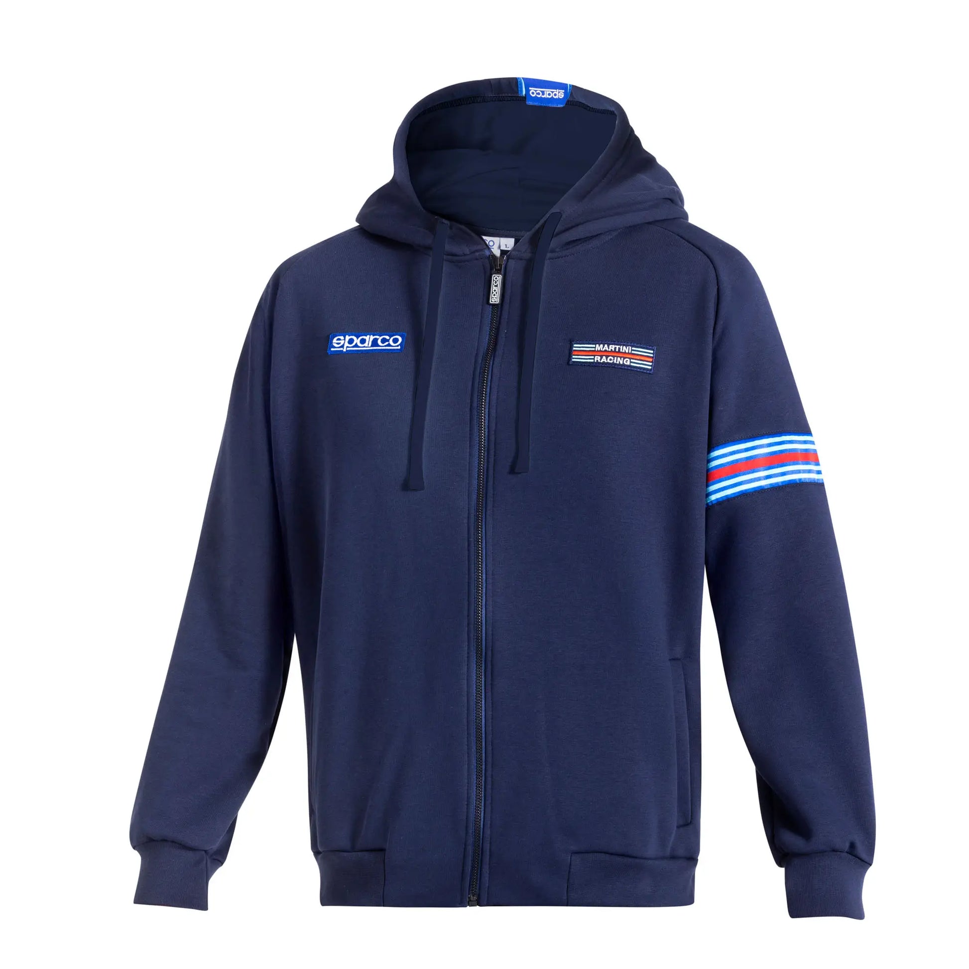 Sparco Martini Full Zip Hooded Sweatshirt - Shifted Motorsports