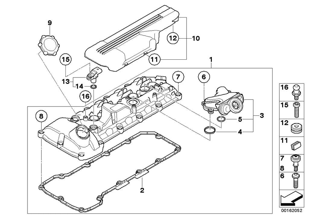 NRW Design S65 Valve Cover Gasket Kit - Shifted Motorsports