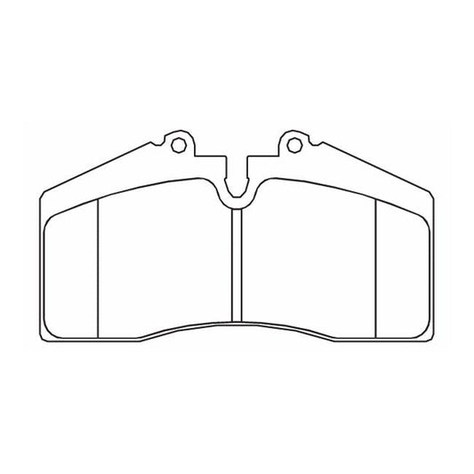 Hawk HB141Q.650 Racing Pad - DTC-80 Compound - Shifted Motorsports