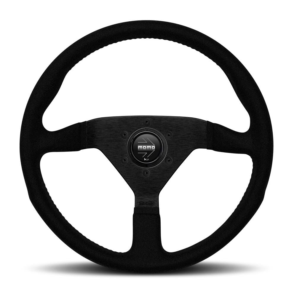 Momo Montecarlo Alcantara Steering Wheel - Shifted Motorsports