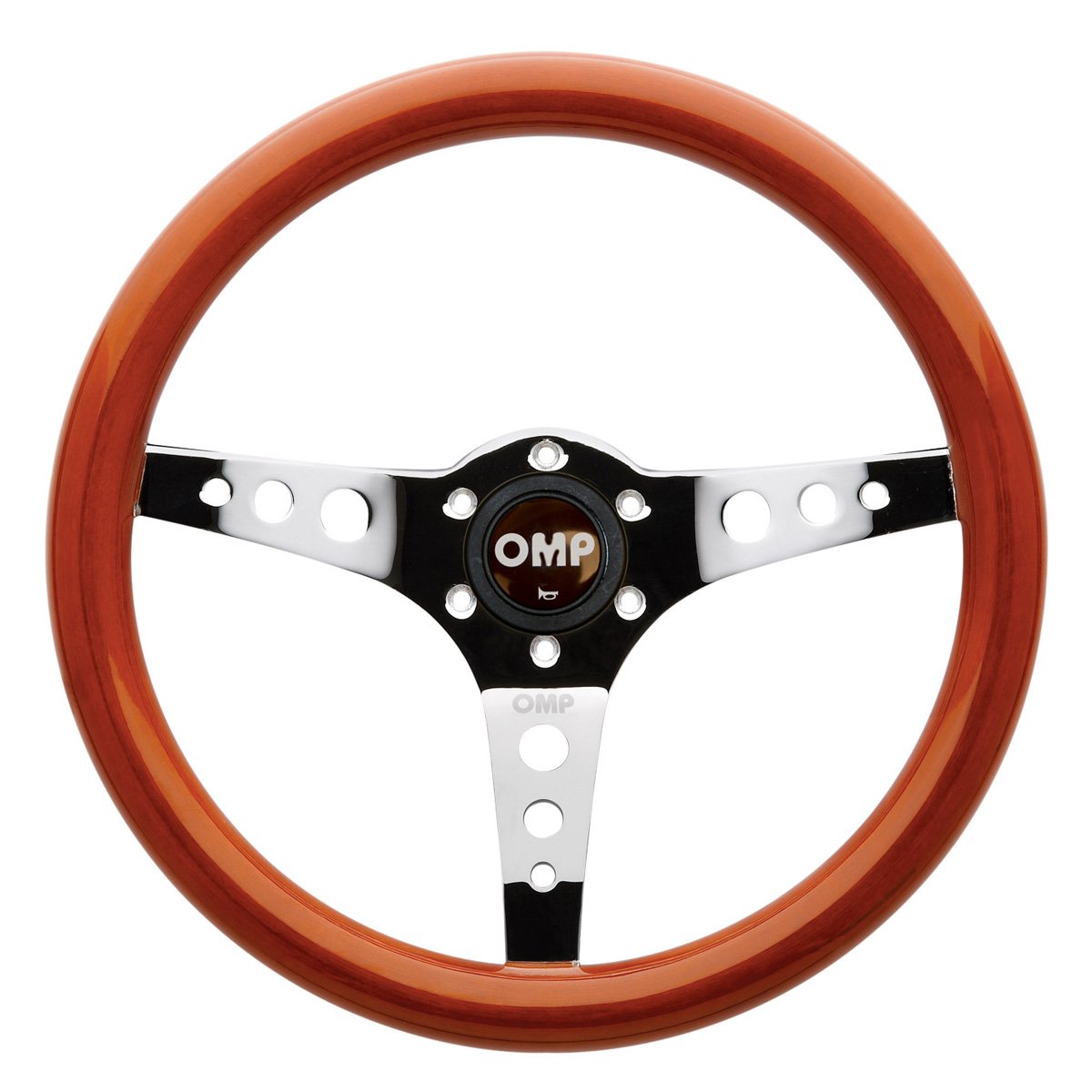 OMP Mugello Wooden Steering Wheel - Shifted Motorsports