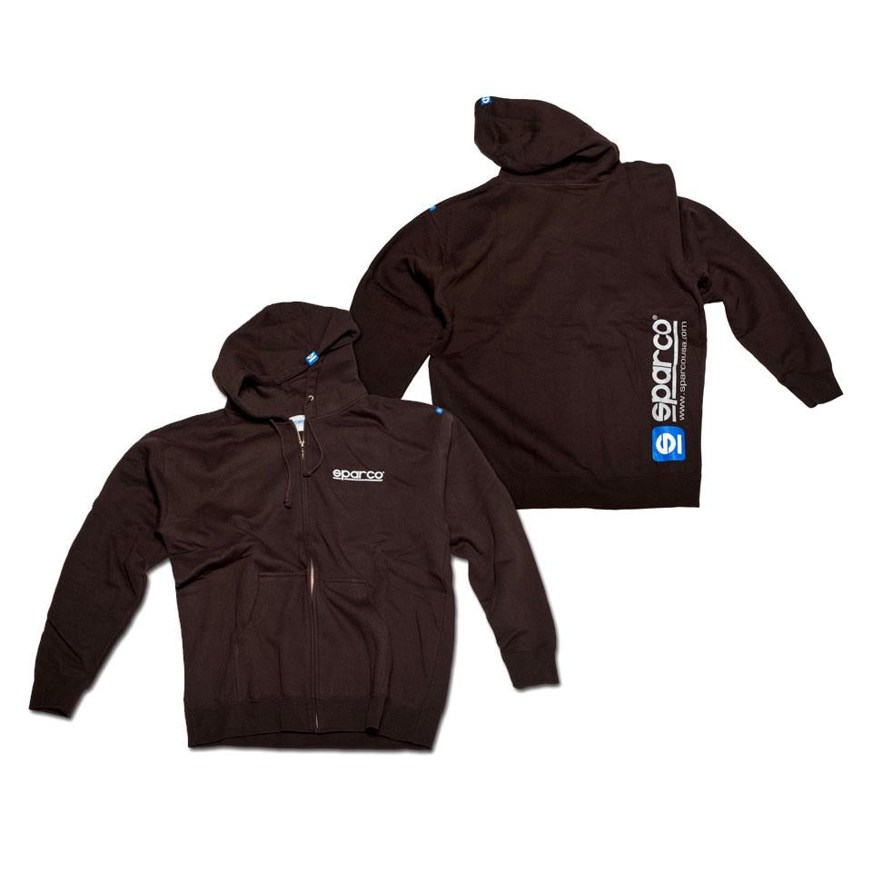 Sparco Zip-Up Hooded Sweatshirt - Shifted Motorsports