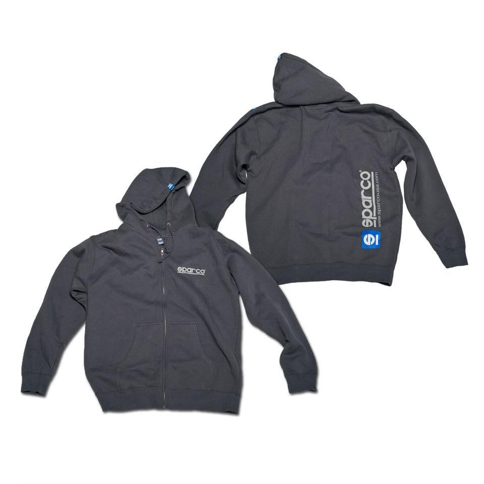Sparco Zip-Up Hooded Sweatshirt - Shifted Motorsports