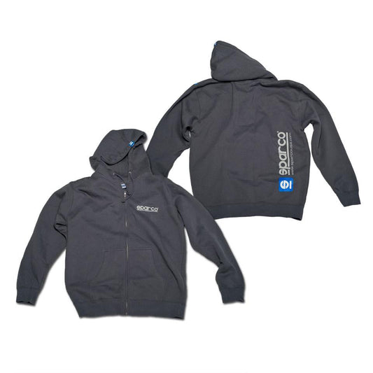 Sparco Zip-Up Hooded Sweatshirt - Shifted Motorsports