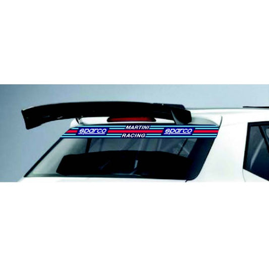 Sparco Martini Rear Window Decal - Shifted Motorsports