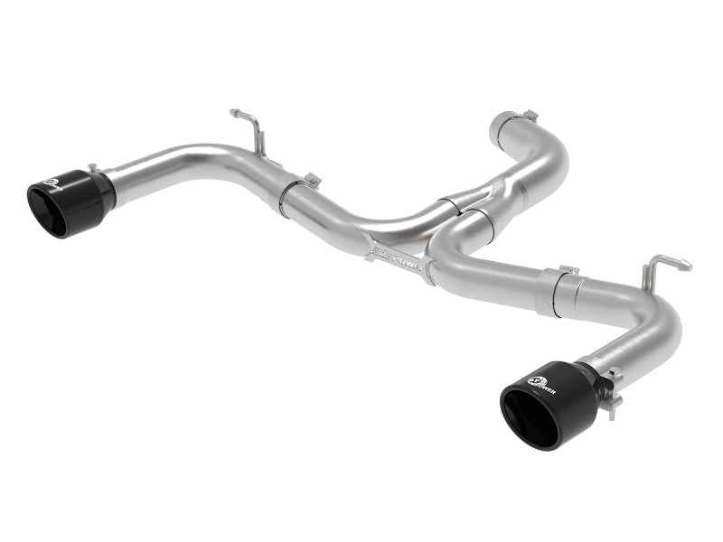 aFe MACH Force-Xp 3in to 2-1/2in Stainless Steel Axle-Back Black Exhaust - 15-17 Volkswagen GTI